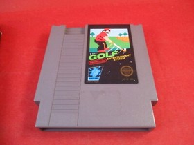 Golf (Nintendo NES) COMPLETE w/ Black Box manual game WORKS!