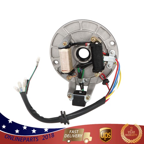 PIT PRO 125cc 110cc 90cc Dirt Bike Magneto Flywheel Stator Plate Kick Start - Imagen 7 de 12
