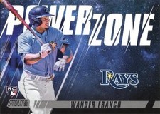 Wander Franco 2022 Stadium Club #PZ-12 Power Zone Tampa Bay Rays