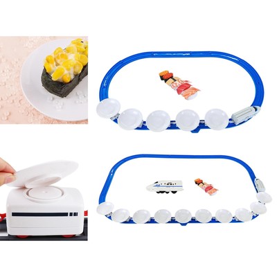 Sushi Train Set Creative Rotating Table Food Train for Party Toys Boys Girl