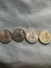 1776-1976 Lot Of 4 Silver Washington Bicentennial Quarters ￼.          #29