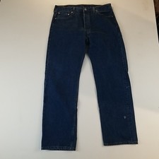 Vintage Levi's 501 Blue Jeans Made In USA 1999 Denim Rugged Rustic