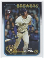 #US310 2024 Topps Update Oliver Dunn Rookie Milwaukee Brewers