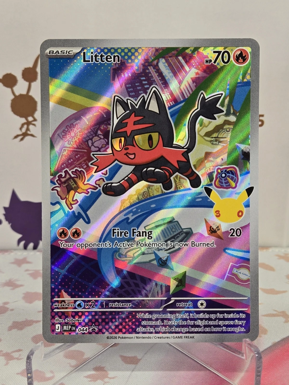 Pokémon TCG Litten 044 Me: Mega Evolution Promo
