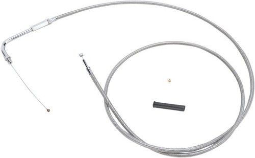 DS Braided Alternate Length Throttle Cable 56" #211812 Harley Davidson