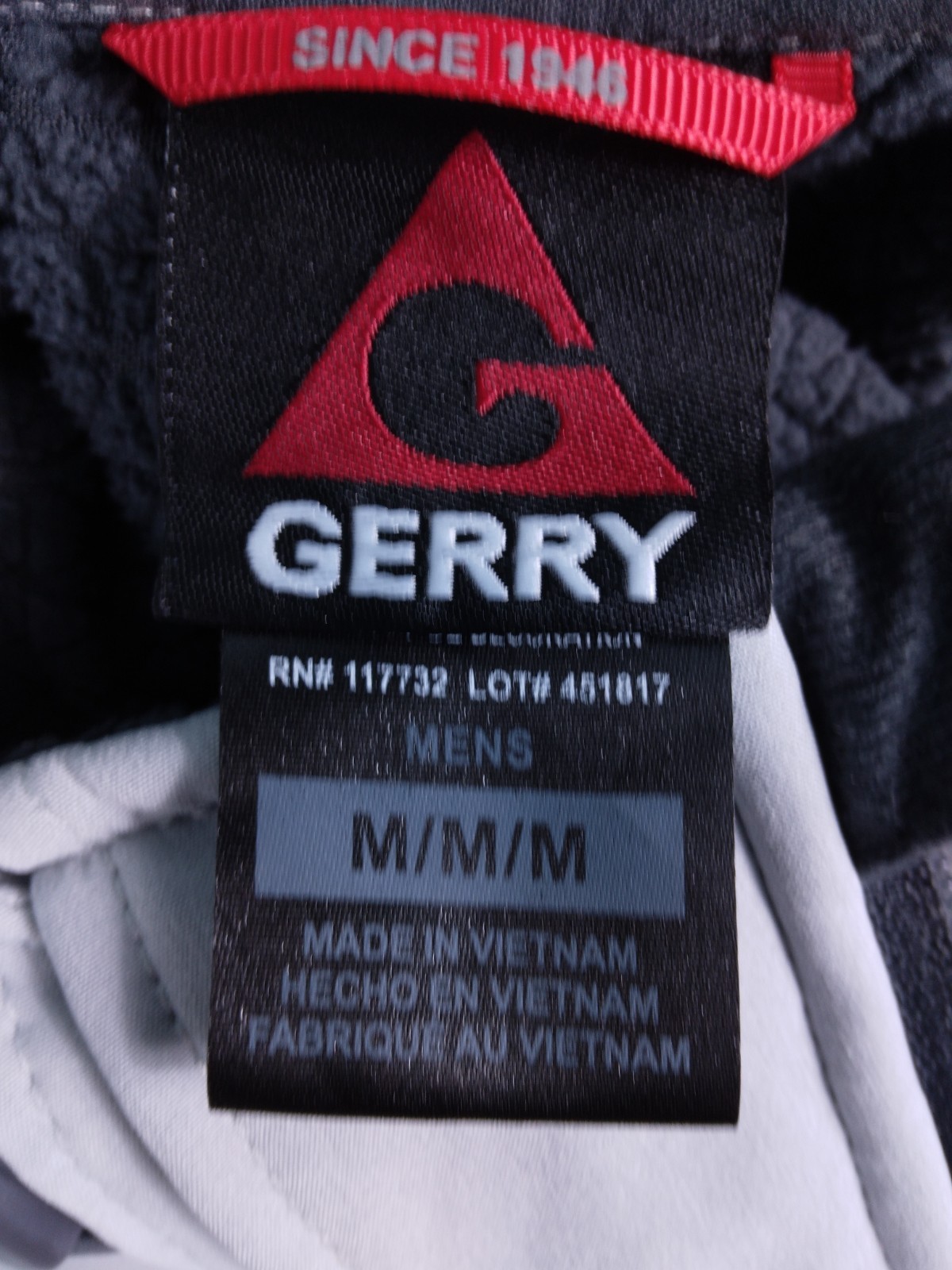 Gerry Softshell Jacket Men's Gray Medium Wind and… - image 8