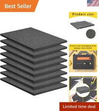 8 Polyurethane Foam Sheets - Versatile 16x12x1 Inch Packing Solution
