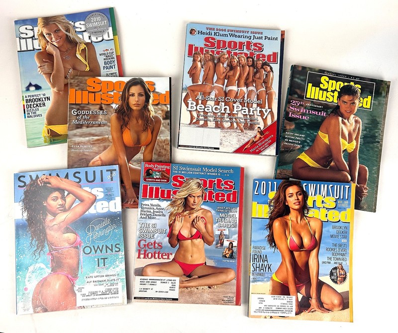 Never opened. Sports Illustrated Swimsuit Lot. 7 Magazines.
