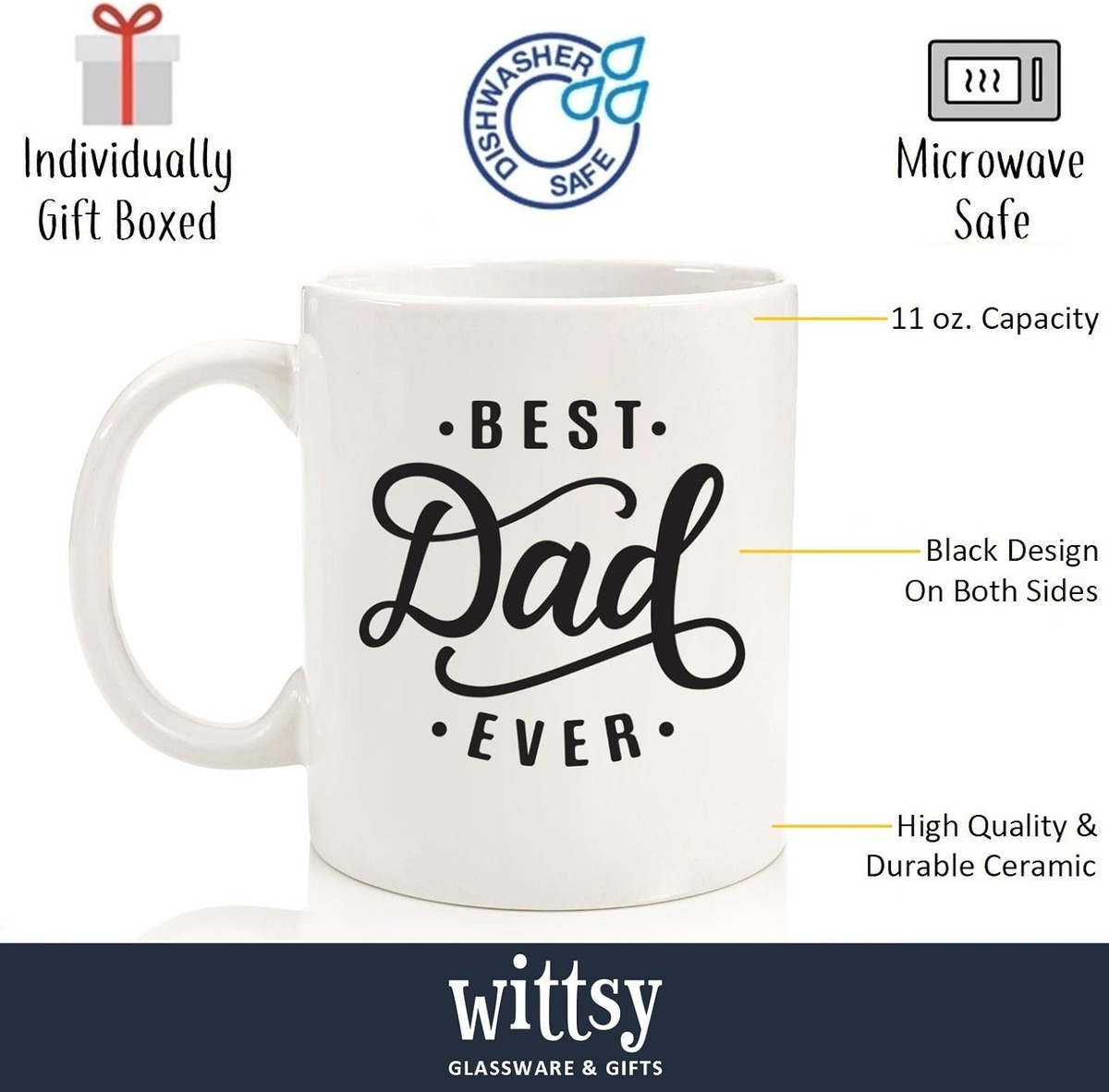 Funny Mug Gifts For Dad From Daughter Funny Dad Gift For Father's