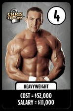 CHRIS MASTERS 2006 Heavyweight Card WWE 2nd Edition DVD Board Game Card