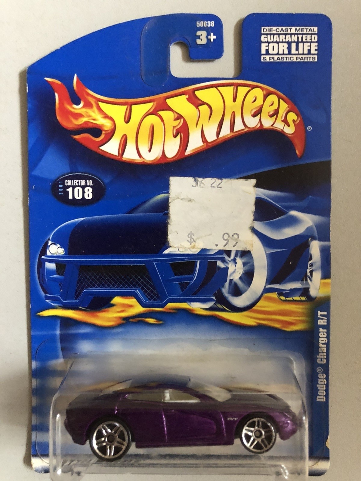 2001 Hot Wheels #108 1999 Dodge Charger R/T Purple Clear Window Pr5 combine ship
