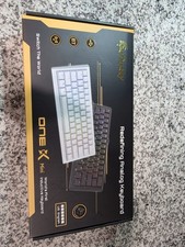 Ducky One X Mini Wireless 60 Inductive Keyboard: Tri-Mode, Rapid Trigger, Black