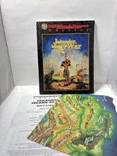 Jakandor, Island Of War W/Map and Lorebook AD&D Odyssey TSR …PK