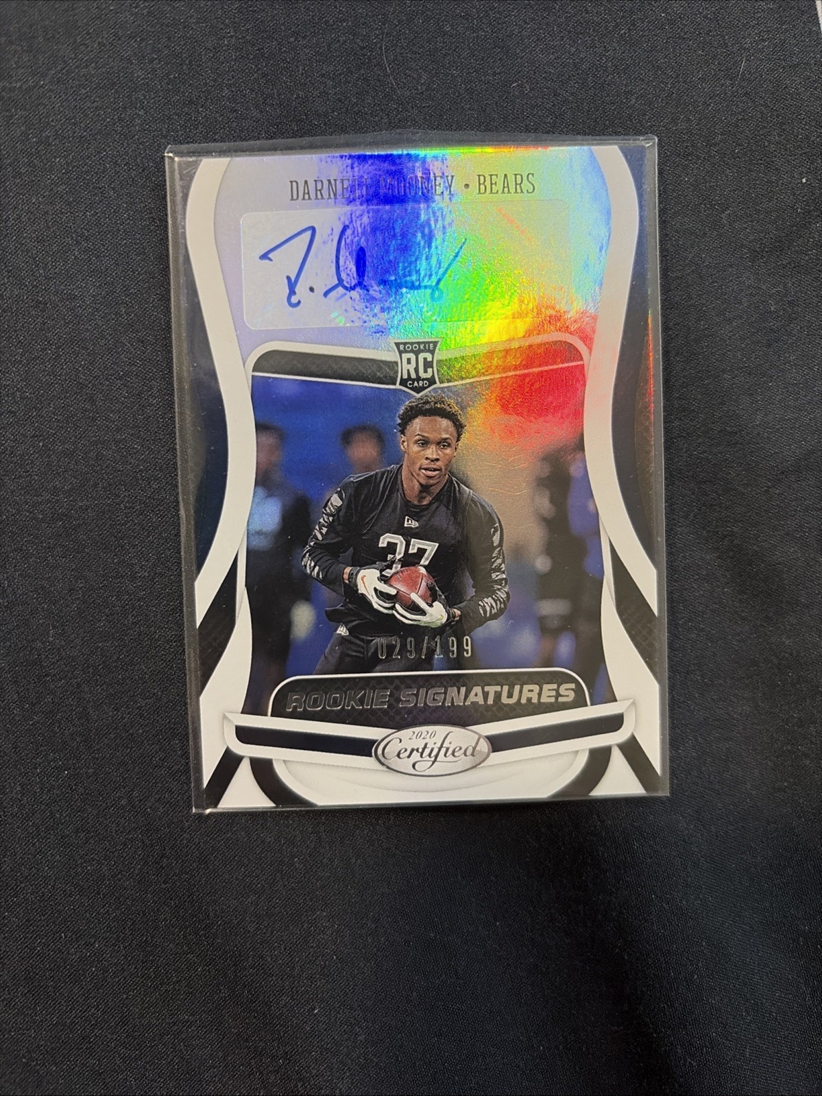 Darnell Mooney Panini Certified Rookie Signatures #RSDM Base