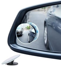 Blind Spot Mirror, 2-inch HD Glass, 360  Rotatable Waterproof Convex Side