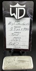WD Pours Very Rare TEST Piece 2.5oz Hand Poured Silver Bar .999 High Standards