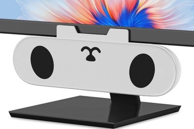 ZETIY Monitor Lautsprecher für PC, USB Portable Computer Lautsprecher Mini Sound