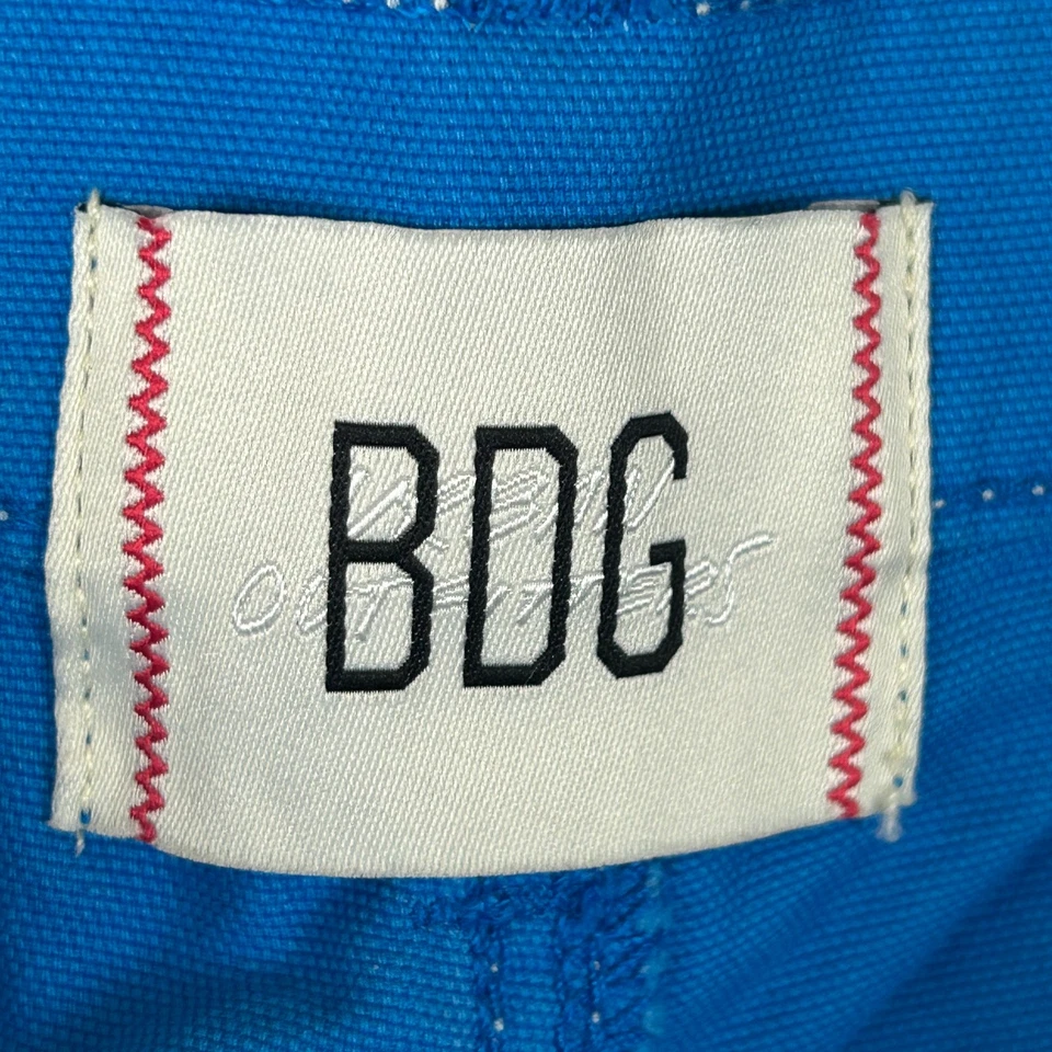 Calça azul pintor carpinteiro joelho duplo BDG 31" costura interna cintura elástica tamanho 27 - Imagem 4 de 4