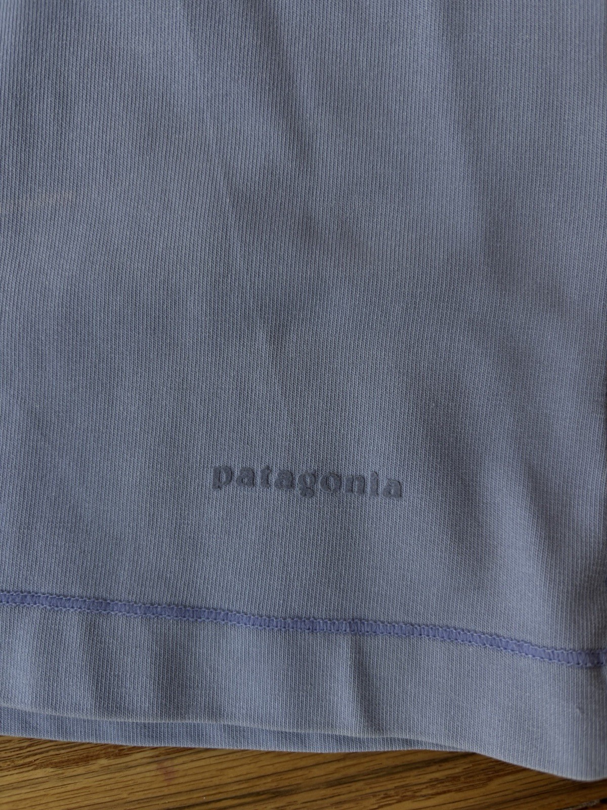 Vintage Patagonia Long Sleeve Base Liner Warm Shirt Baby Blue Women’s S thumbnail 5