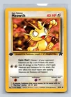 MEOWTH 62/82 C TEAM ROCKET POKEMON 1ST EDITION MP