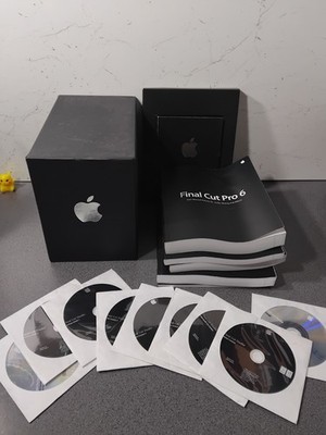 Apple Final Cut Studio 2 Pro 6 Videobearbeitungssoftware Discs und Handbücher