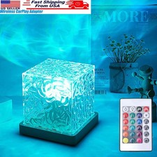 Ocean Wave Projector Light, 16-Color RGB LED Cube with App/Remote, 3D Ripple Nig