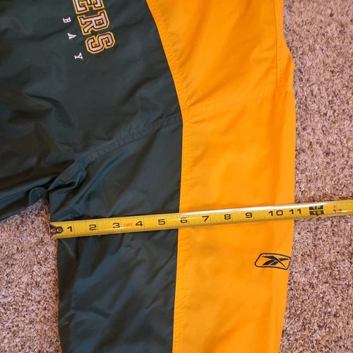 Vintage Reebok Green Bay Packers Pullover Windbreaker Jacket- Size Medium image 9