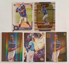 LOT (5) TORONTO BLUE JAYS MLB BASEBALL OTTO LOPEZ RC RATED TOPPS KEYSTONE