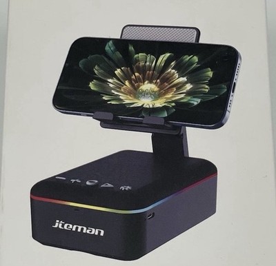 Jteman Multi Functional Bluetooth Speaker + Phone Stand + Atmosphere Pulse Light