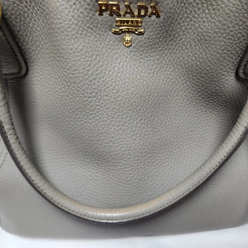 Prada Vitello Daino Top Handle Gold Shoulder Bag BN2534 thumbnail 6