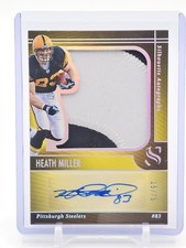 HEATH MILLER 2025 PANINI SILHOUETTE AUTO PATCH SILVER /75 #SA-HMR Q3668