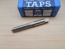 3/8 - 24 GH3 HSS 4 FL TAPER TAP , HANSON WHITNEY , 7 TAPS