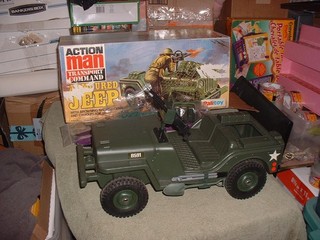 Vintage Action Man Armoured Jeep 1975 Palitoy With Box