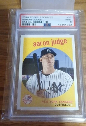 2018 Topps Archives - 1959 Design Aaron Judge #31 Bat on Shoulder