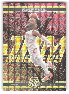 2024-25 Panini Mosaic #9 Donovan Mitchell Jam Masters Mosaic Reactive Yellow /99