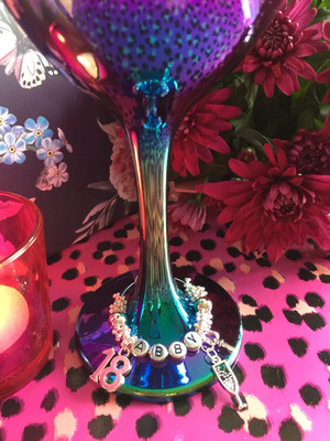 Geburtstagsgeschenk personalisiert Wein Sektglas Anhänger jedes Alter wählbar! 18. 21.