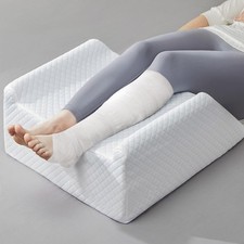 8" Memory Foam Leg Pillow, Leg Elevation Pillow for Blood Circulation After S...