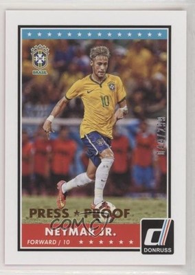 2015 Panini Donruss Press Proof Bronze 44/299 Neymar Jr (Team Brazil) #69 sg0