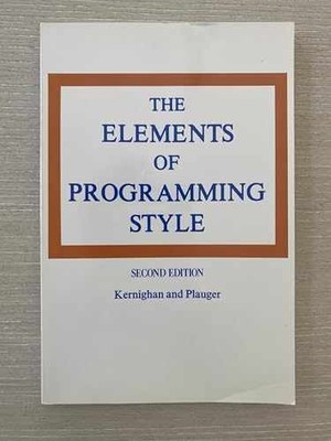 The Elements of Programming - Paperback, by Kernighan Brian W.; - Acceptable