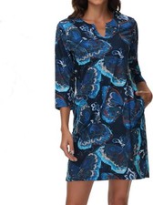 Lightbare Women’s 3/4 Sleeve Dress with Pockets UPF 50+ New Size S