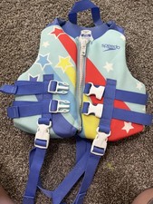 Blue Pink Speedo Child Aquaprene Personal Flotation Device - Up To 50 lbs