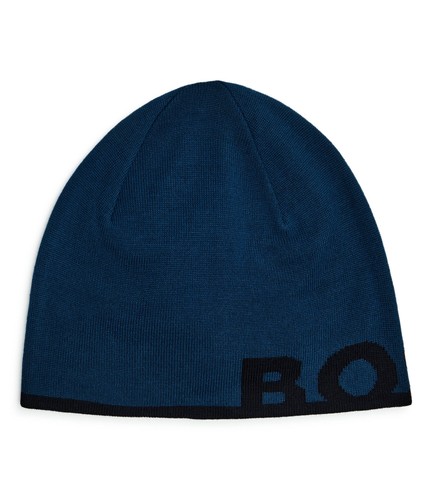 NUEVO CON ETIQUETAS BOSS Hugo Boss (Etiqueta Verde Hugo Boss) Reversible LOGO Gorro - Imagen 7 de 14