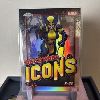 その他 topps marvel deadpool WILD THING X-23 2025 Topps Chrome Deadpool Wild Thing Comic Book Gold Insert #CB-5