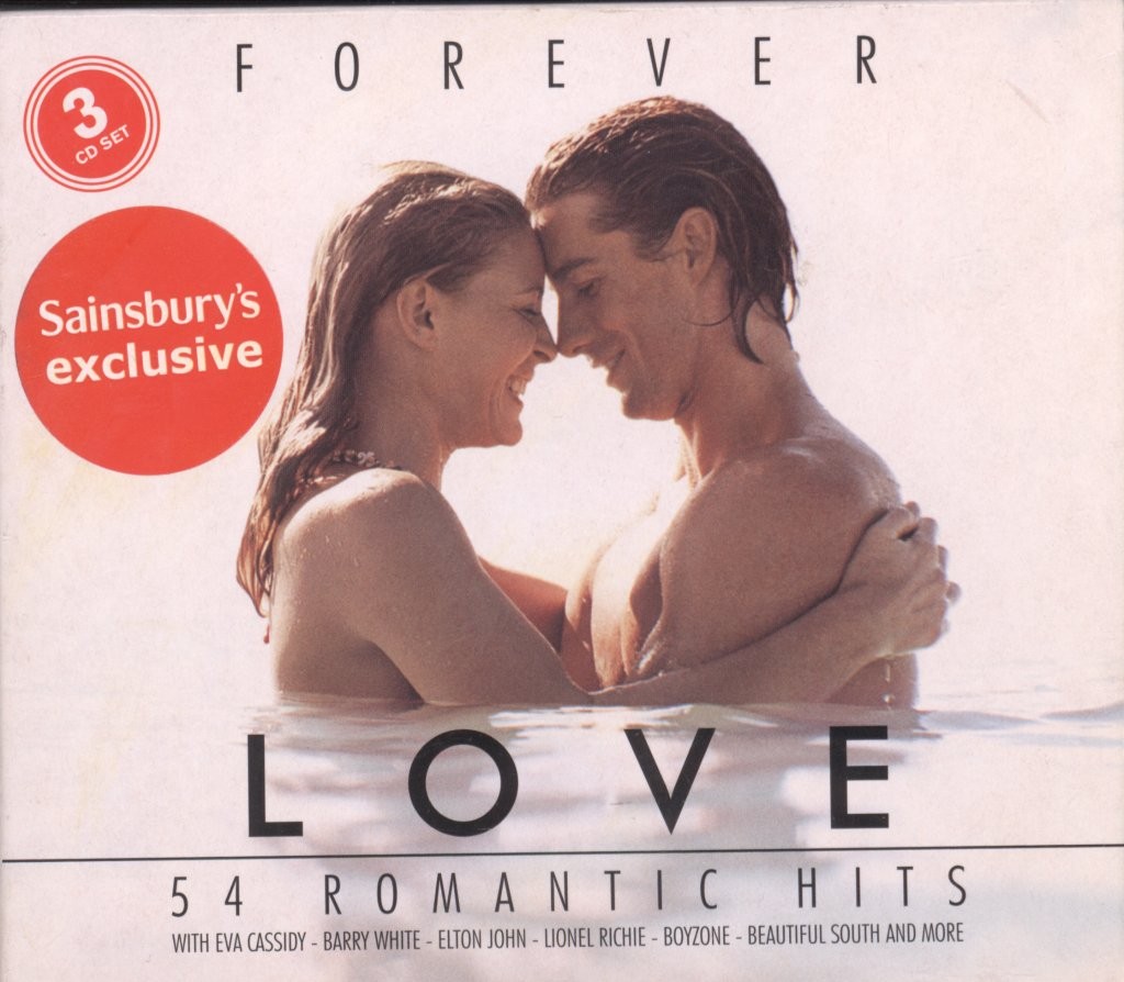 Various Artists Forever Love (54 Romantic Hits) triple CD UK Spectrum 2005 3 X