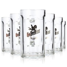 6x Hasser&ouml;der Bier Glas 0,4l Krug Kontur Premium Pils (6er Set)