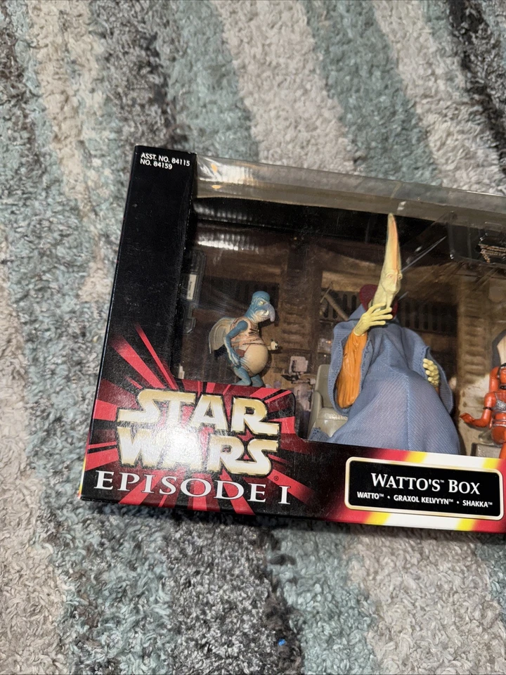 Star Wars Episodio 1 Watto's Box: Graxol Kelvyyn, Shakka & Watto (Hasbro, 1999) Foto 2 de 4