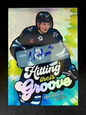 2025-26 Upper Deck Allure Hitting Their Groove Cole Perfetti Auto #HTG-8 - Jets
