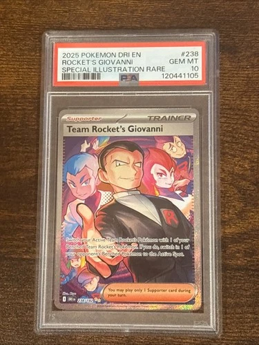 PSA 10 Team Rocket's Giovanni 238/182 Sv10: Destined Rivals