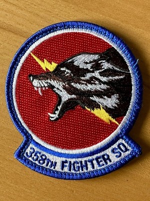 PATCH USAF US Air Force 358 FS Fighter Squadron A-10 Thunderbolt Whiteman Lobos