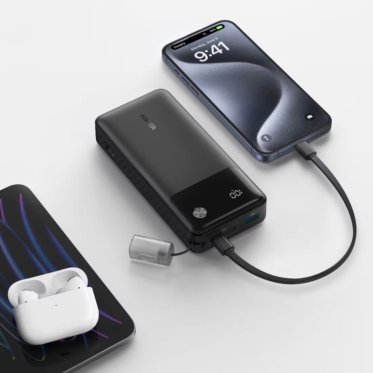 Anker - Power Bank (20,000mAh, 30W) - Black | eBay